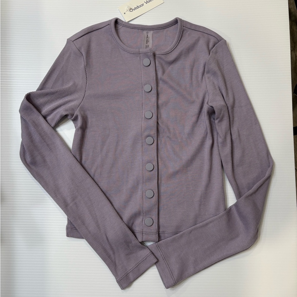 NWT Outdoor Voices CozyRib Cropped Cardigan